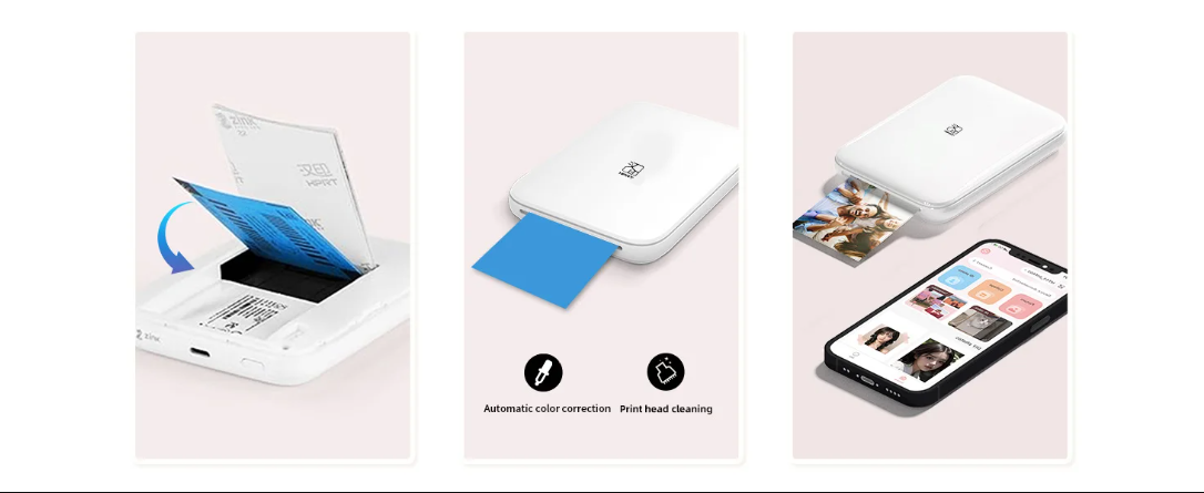 Portable Mini Wireless Pocket Photo Printer 2x3 Inch
