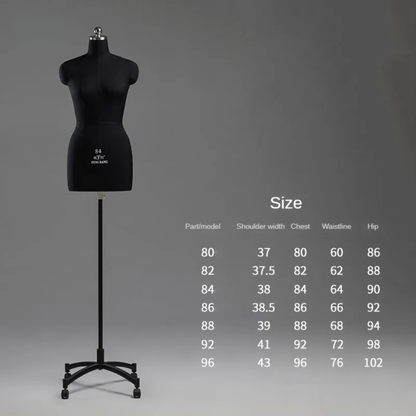 Black Sewing Mannequin for Clothing Design