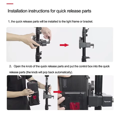 Quick Release Clamp for LED Studio Lights