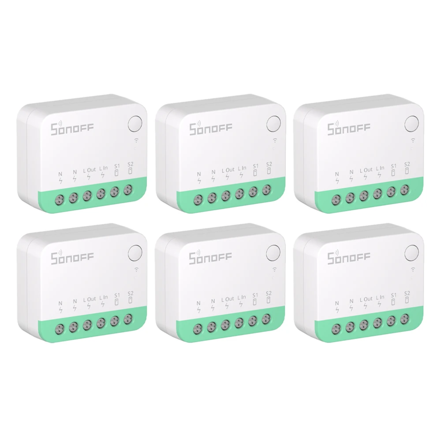 6PCS Matter WiFi Smart Switch Modules for Home
