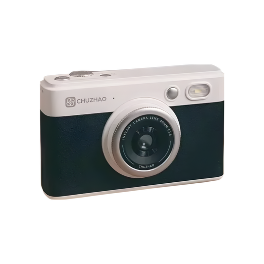 Black Rechargeable Instant Camera Sublimation Printer Set