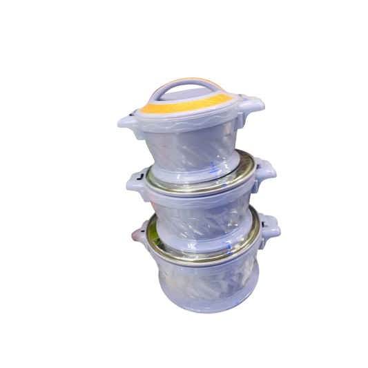 Portable Insulated Food Carrier Set Violet
