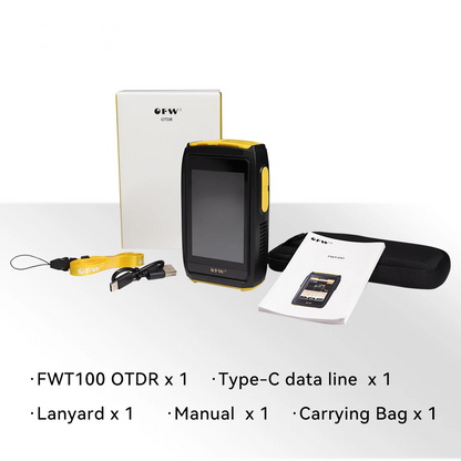 Touchscreen OTDR Optical Fibre Analyzer 1550nm 20dB