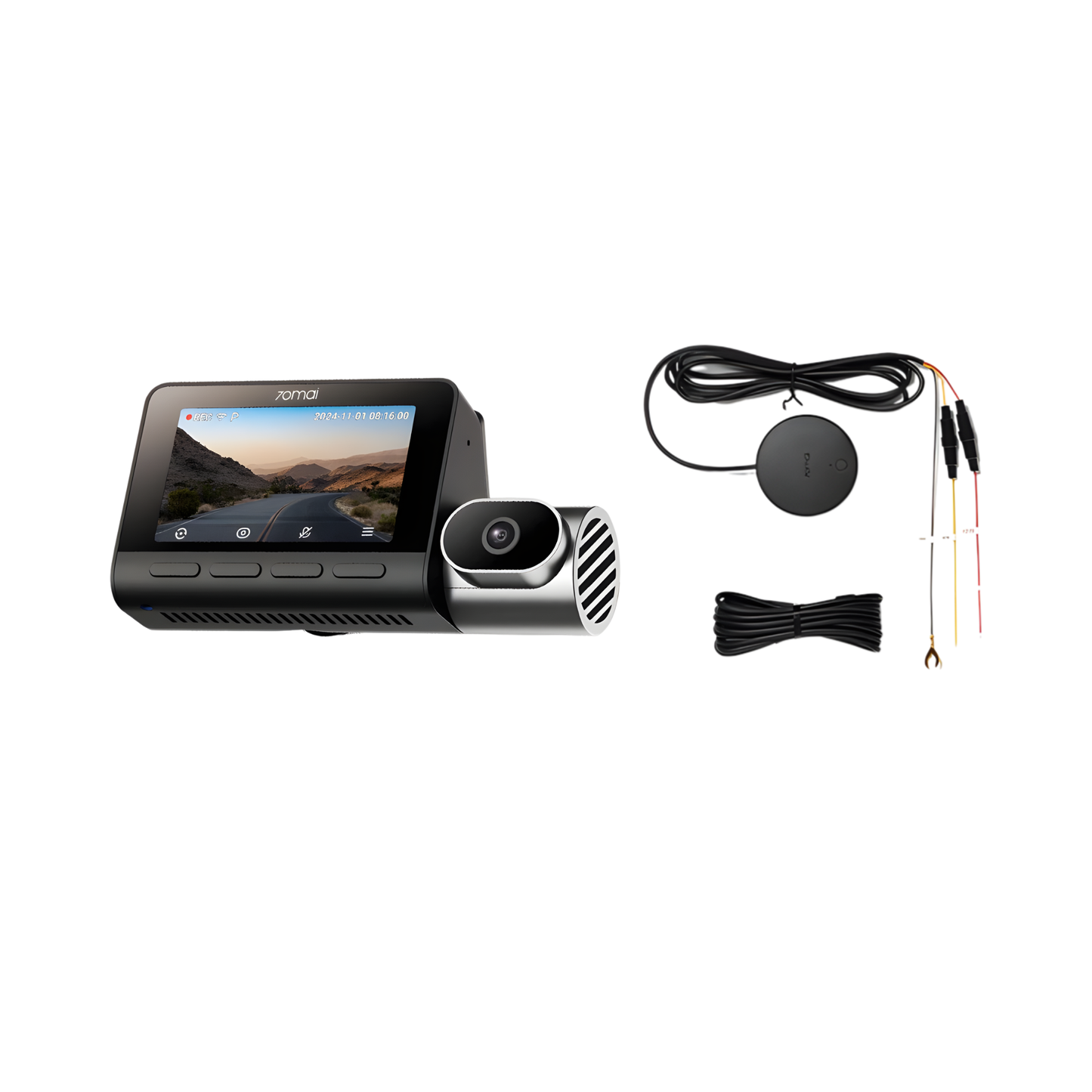 3-Channel 4K Dash Cam 4G GPS Live View 512GB
