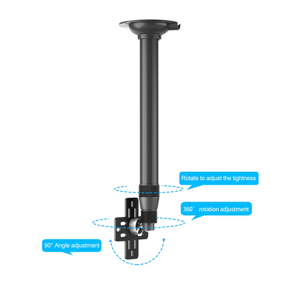 Adjustable 3D Hologram Fan Mount Universal Steel Hook Stand