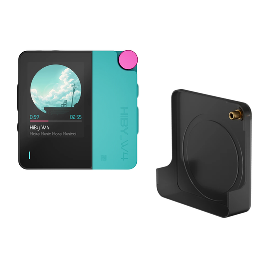 Portable MagSafe Wireless USB DAC Amp Bluetooth 5.4 Cyan Pink