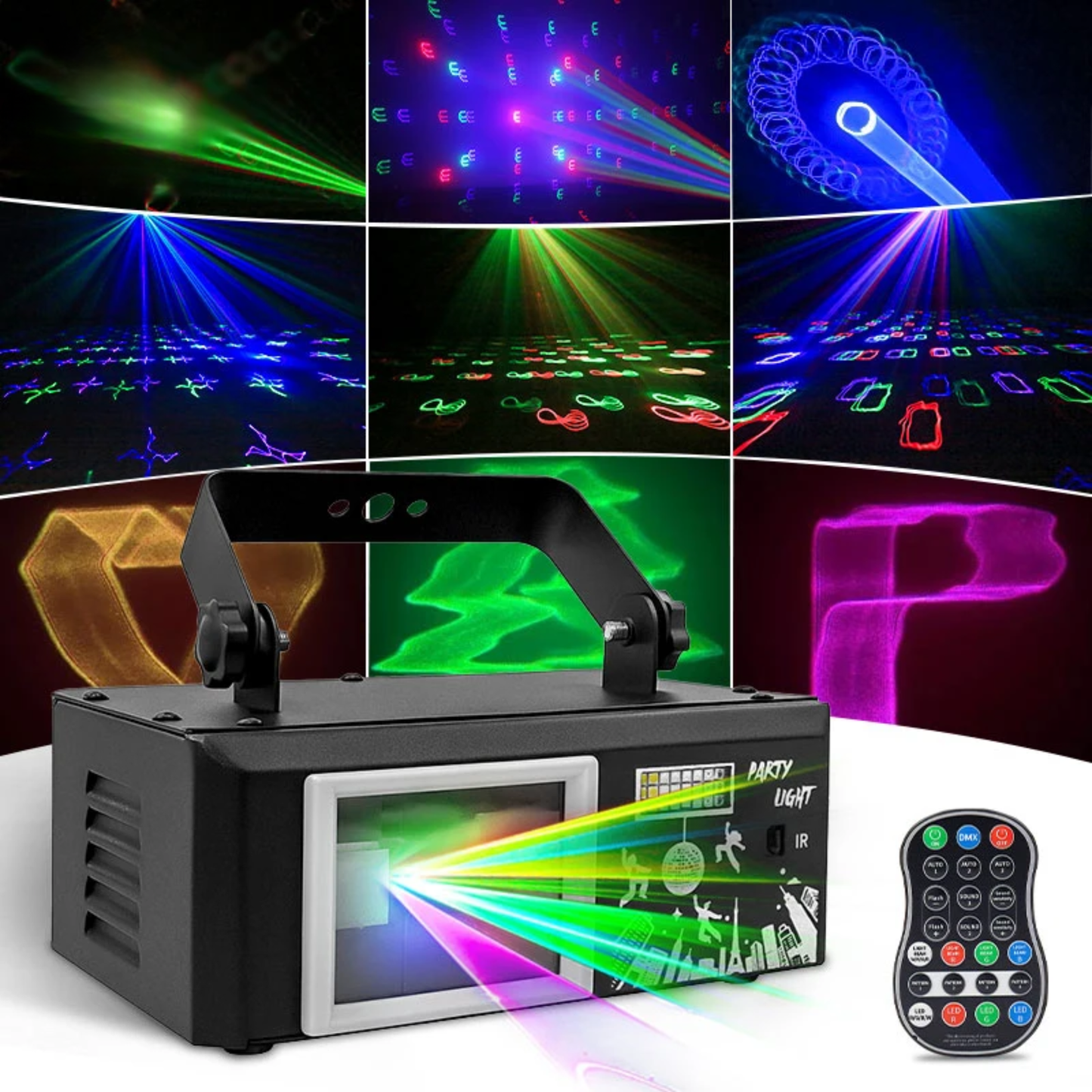Multi Effect 6 in 1 Stage LED Laser Light