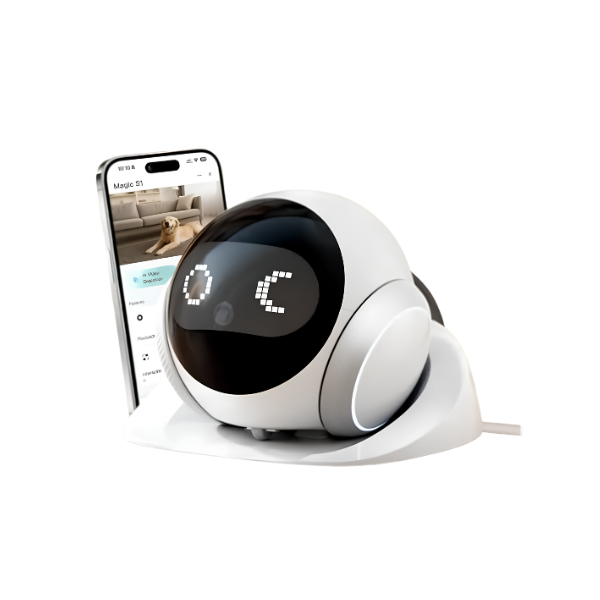 Smart Pet Camera Robot with Auto Recharge and Night Vision