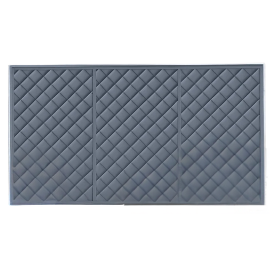 Garage Door Thermal Insulation Curtain Magnetic Grey 9x7FT