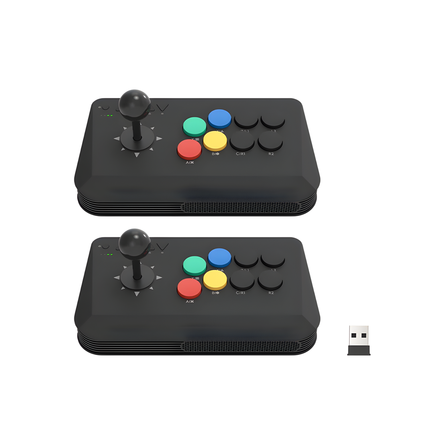 Wireless Arcade Fight Stick 2-Pack Bluetooth Controller Y3A MAX