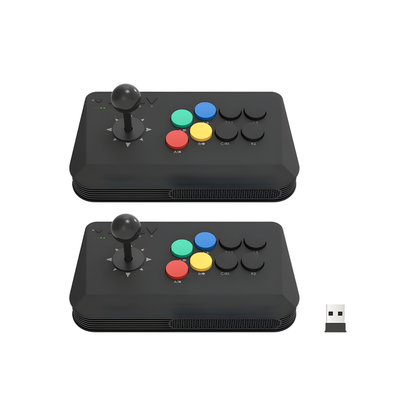 Wireless Arcade Fight Stick 2-Pack Bluetooth Controller Y3A MAX