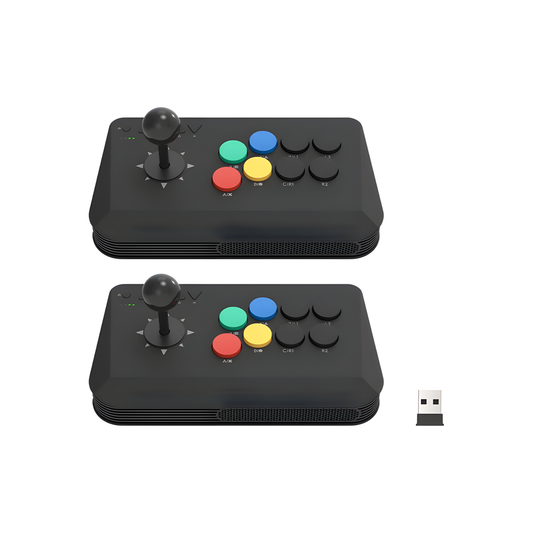 Wireless Arcade Fight Stick 2-Pack Bluetooth Controller Y3A MAX