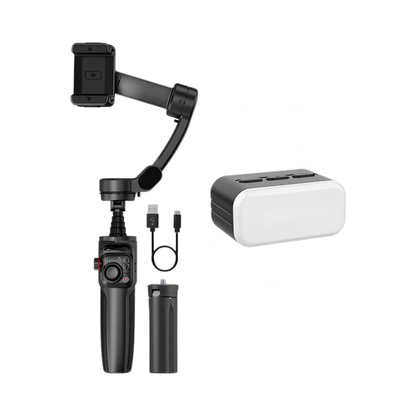 Foldable Gimbal with Smart Tracking for Vlog and Kit