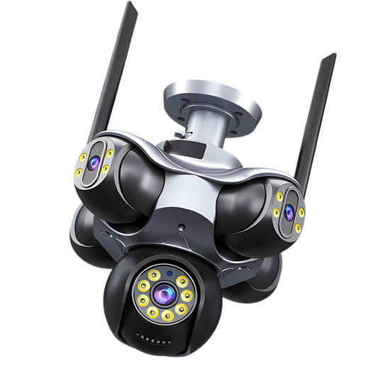 Five Lens WiFi Security Camera with Two Way Audio 128GB