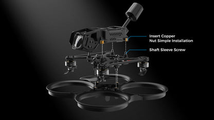 Brushless FPV Whoop Quadcopter with 2 Battery TBS Setup