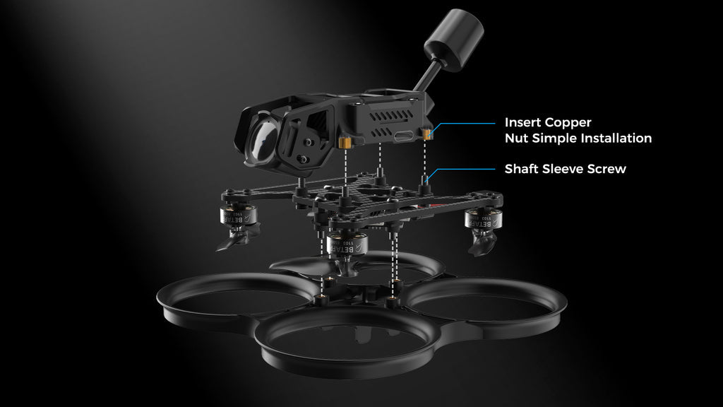 Compact Brushless Whoop Drone for Indoor FPV Flights