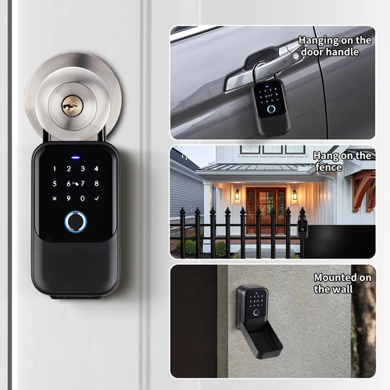 Smart Fingerprint Key Safe Bluetooth TTlock App