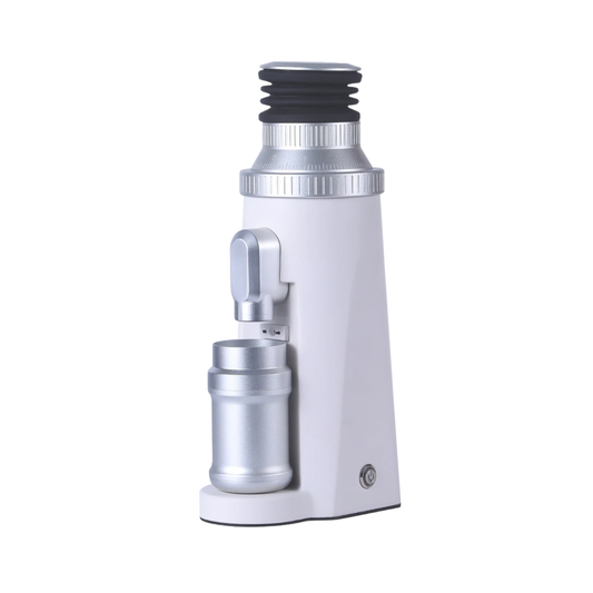 Electric Coffee Grinder 63mm Burr Adjustable Fineness White