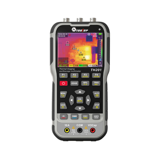 Portable 4in1 Thermal Imager Oscilloscope TH201 70MHz