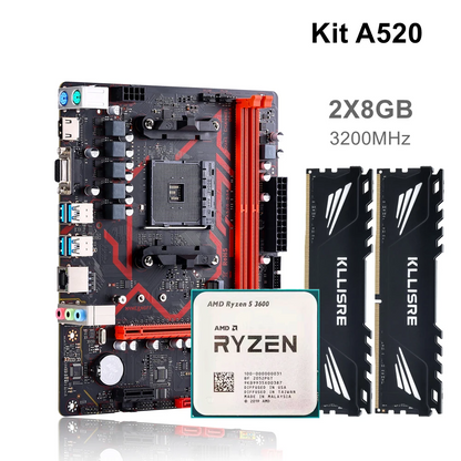 AMD Ryzen R5 3600 Desktop Kit with 16GB DDR4
