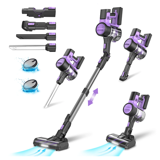 Rechargeable 6-in-1 Stick Vacuum Cleaner for Homes
