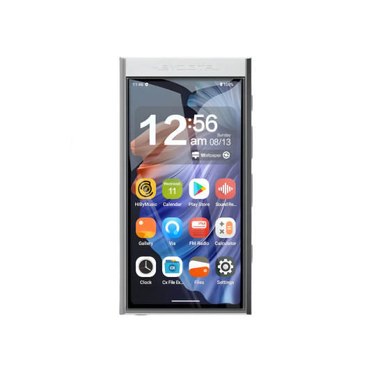 Portable HiFi Music Player 128GB White with WiFi