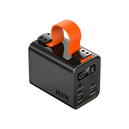 60000mAh 100W Fast Charging USB-C Power Bank Black