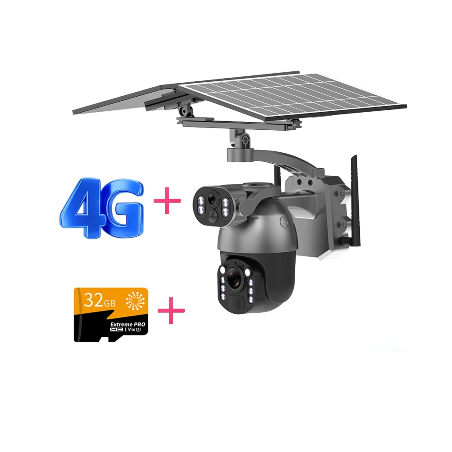4G PTZ Camera Solar Powered