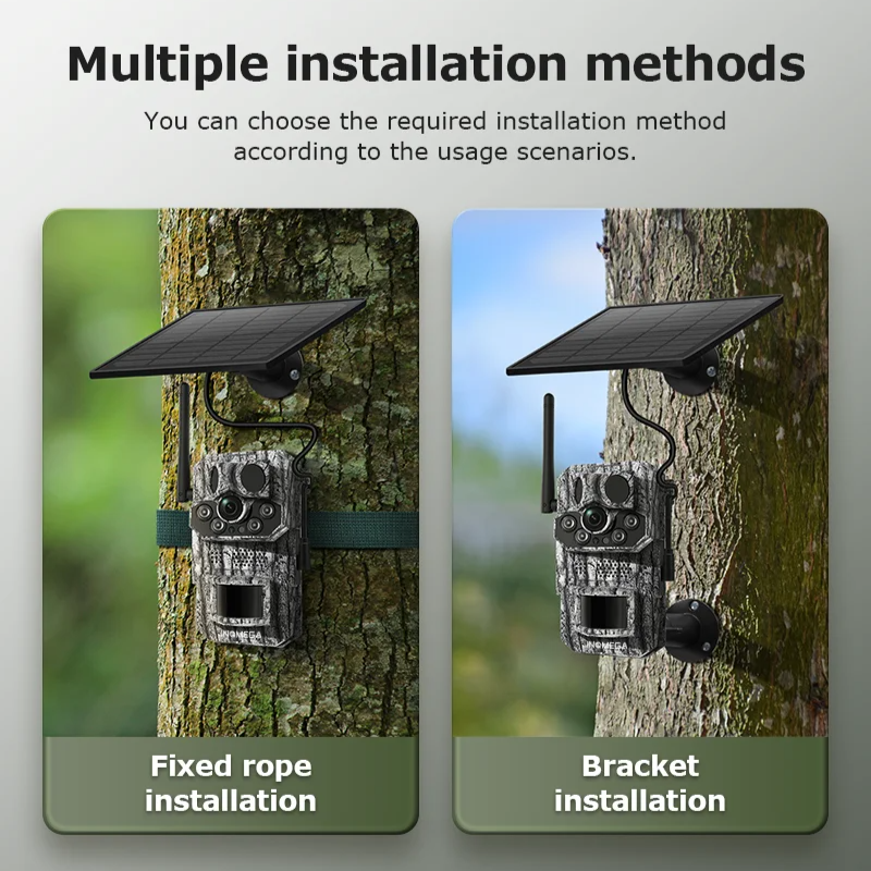 4G 5MP Outdoor Trail Camera with PIR Detection 64GB