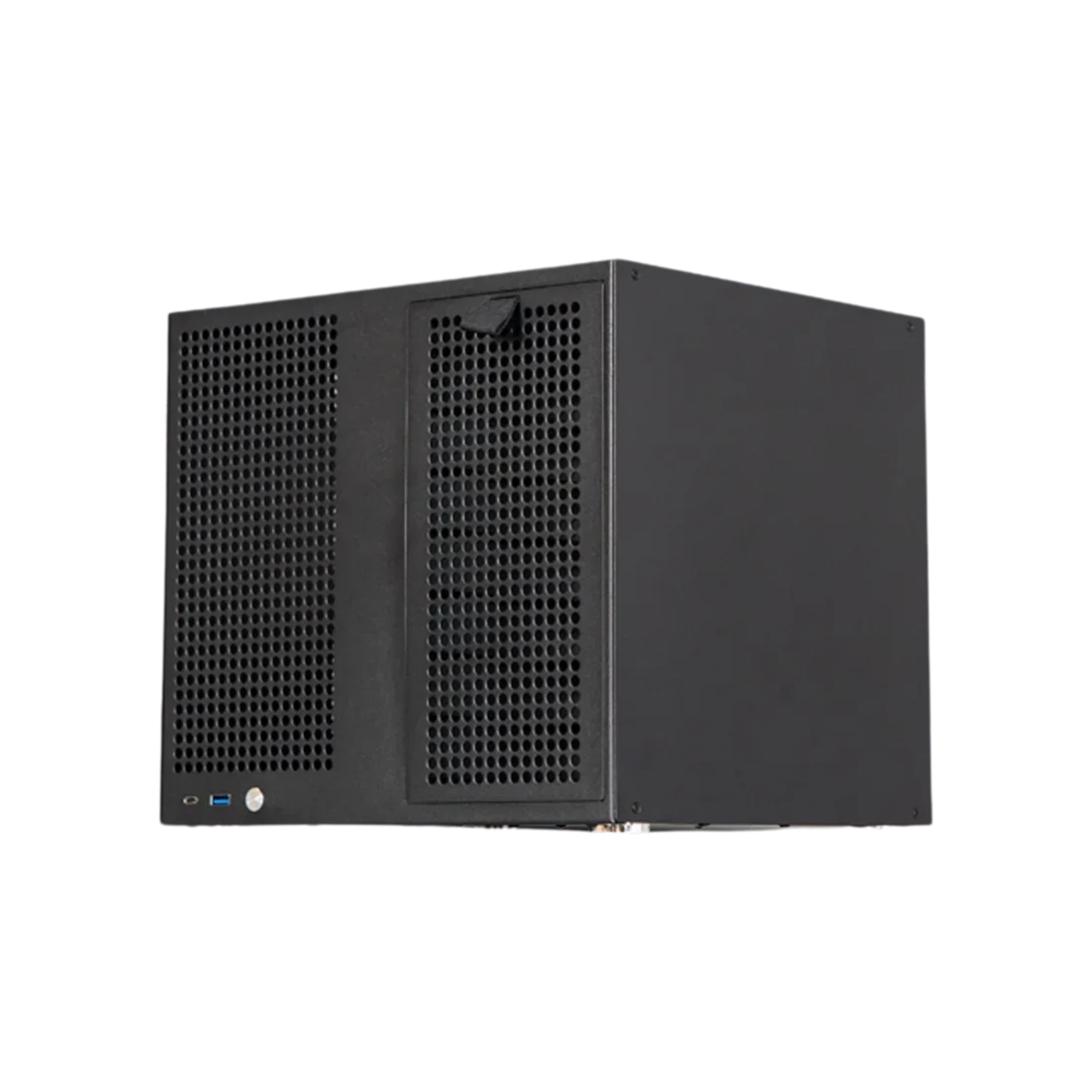 Black 8-Bay NAS Server Case with ATX Power Support
