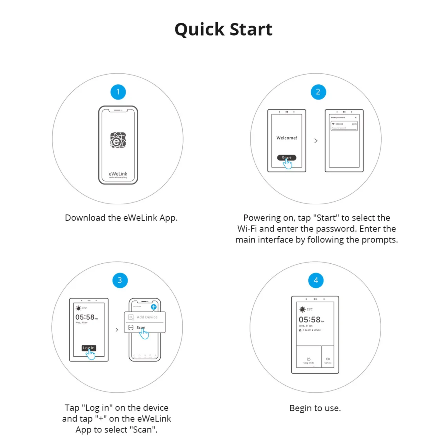 NSPanel 120PW Smart Home Display for Google Home