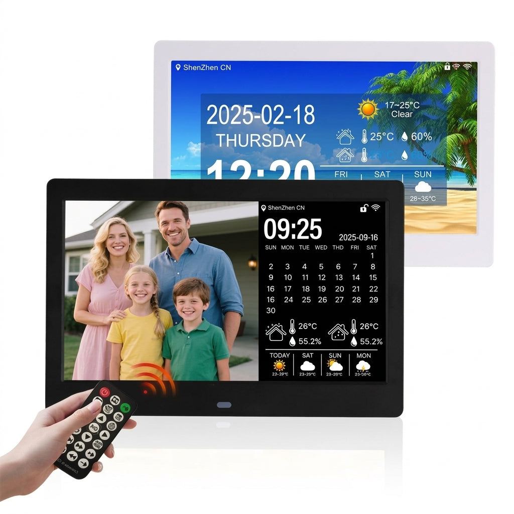 10.1 Inch WiFi Smart Calendar Clock with Weather Forecast