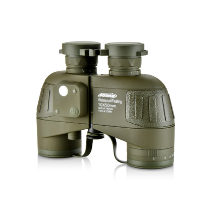 10x50 Waterproof Binoculars with Compass Rangefinder