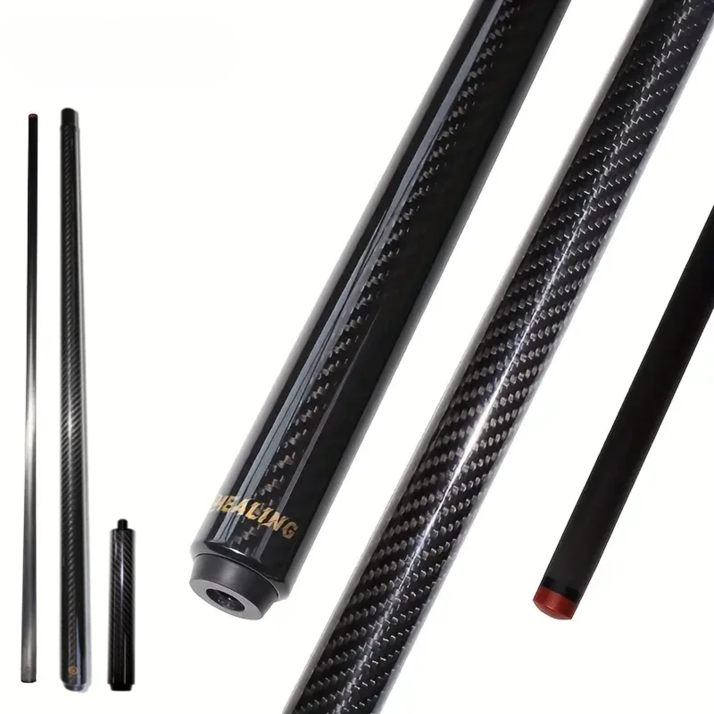 Durable 11mm Carbon Fiber Billiard Cue for Smooth Play