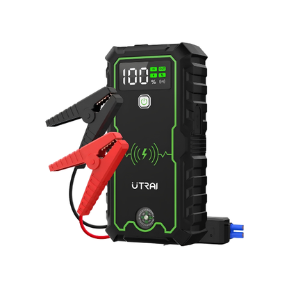 Portable 4000A Car Jump Starter 16000mAh Wireless Charging