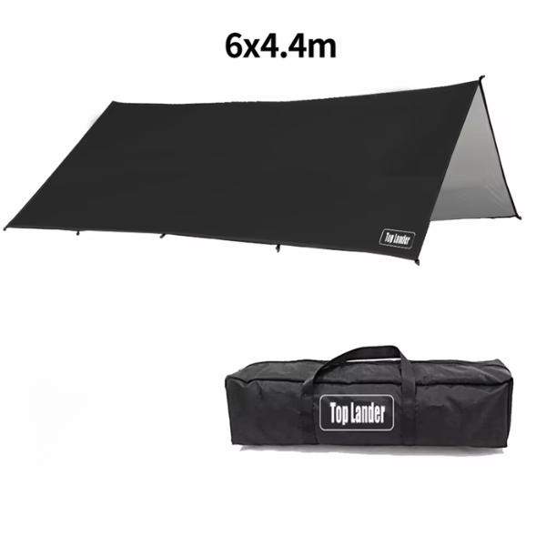 Large 4x6m Outdoor Tarp Waterproof Camping Shelter