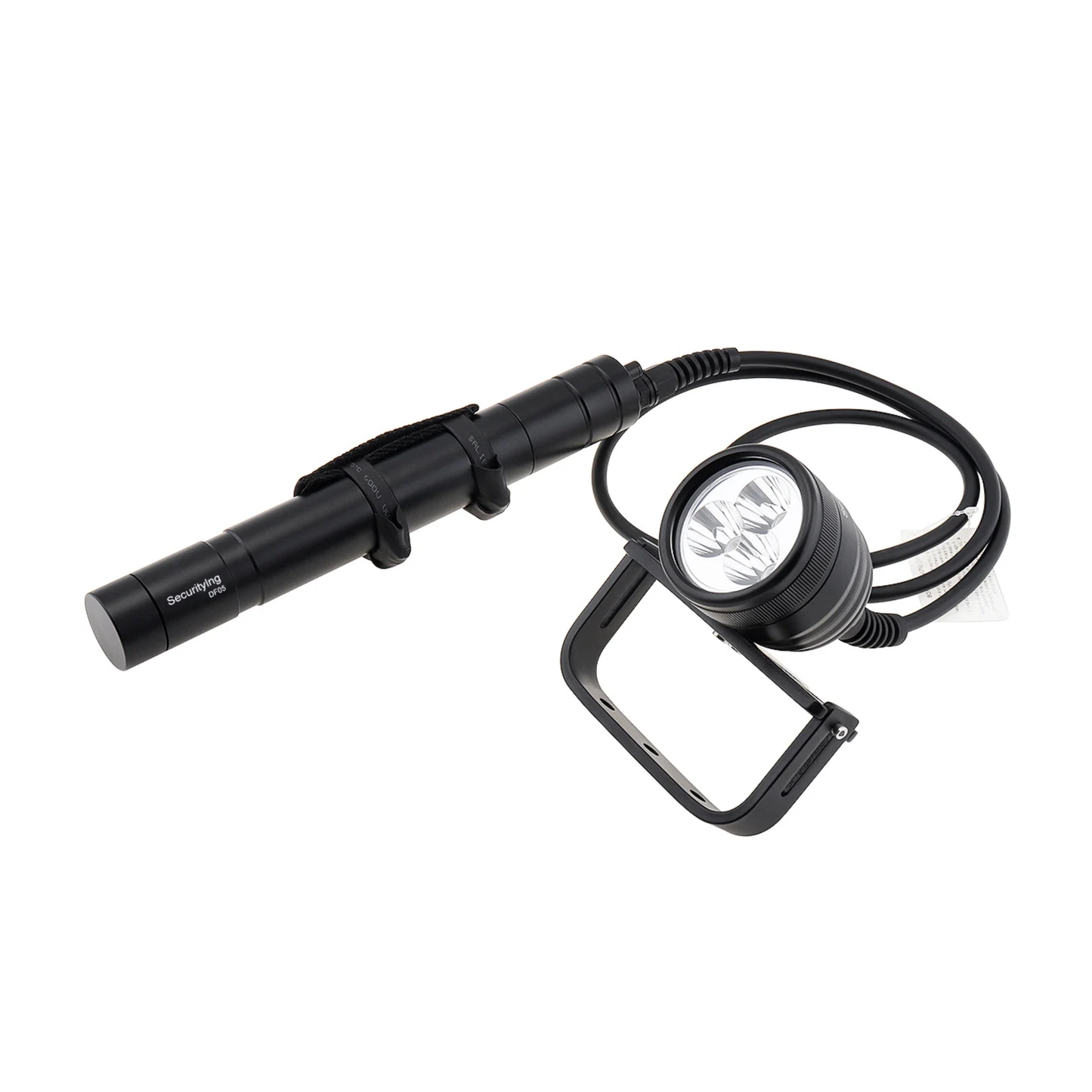 Scuba LED Torch 150m Waterproof 2M Line