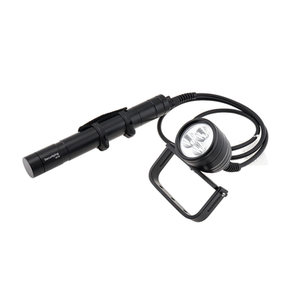 Scuba LED Torch 150m Waterproof 2M Line