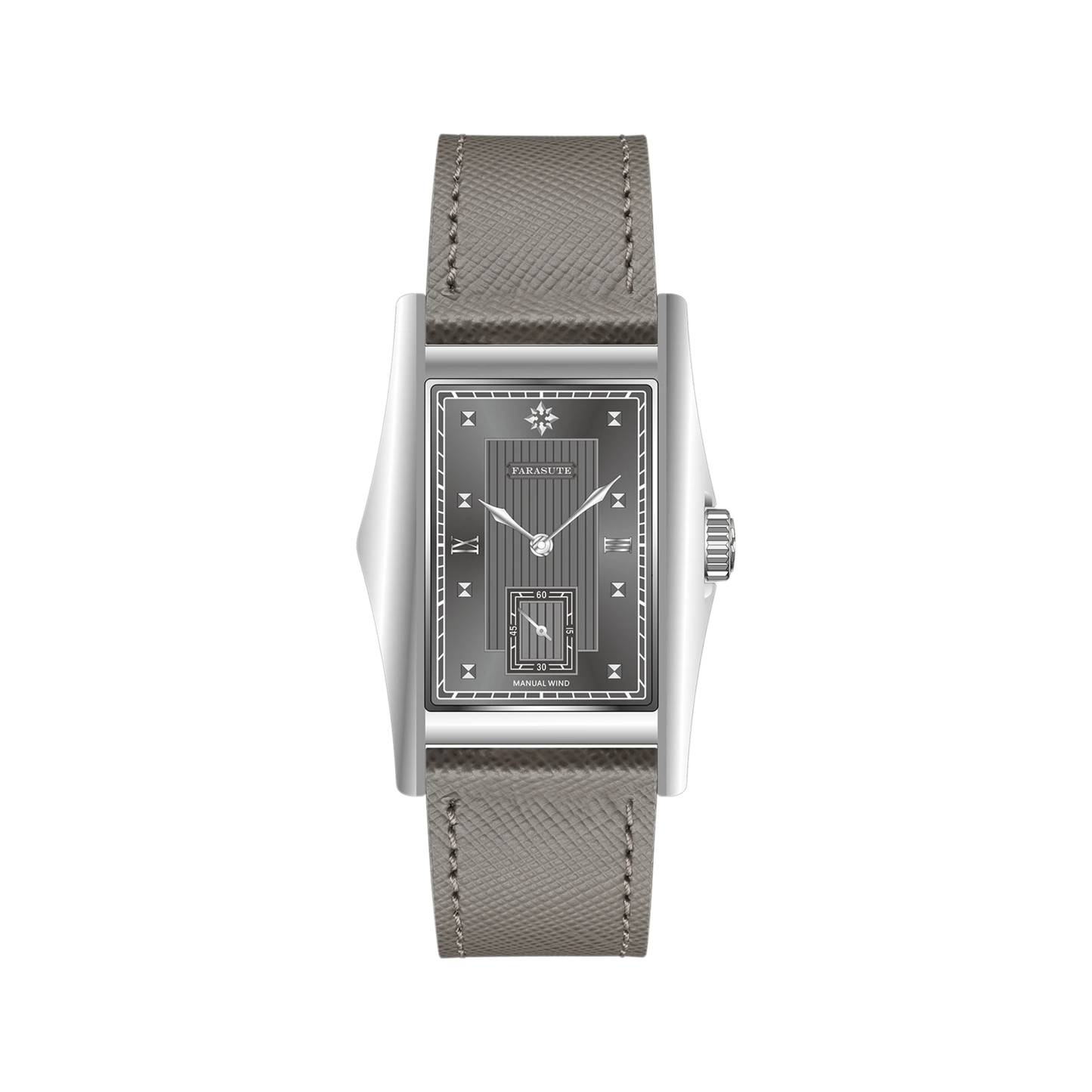 Luxury Gray Mechanical Men’s Watch with Sapphire Glass