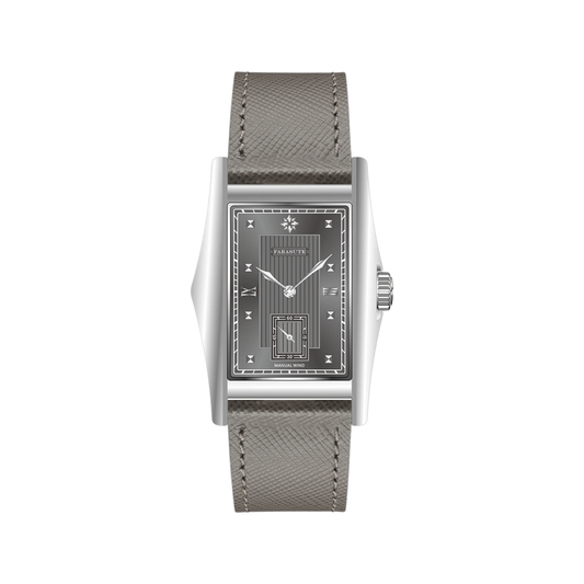 Luxury Gray Mechanical Men’s Watch with Sapphire Glass
