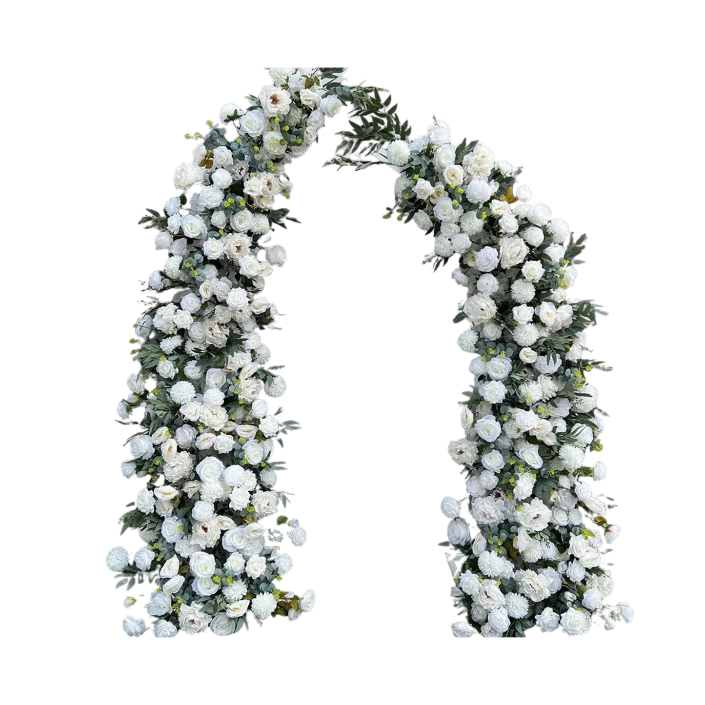 Modern Geometric White Arch for Party Background