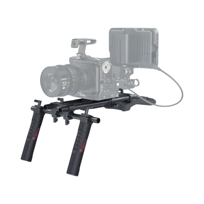 Adjustable DSLR Shoulder Mount Rig for Stable Video Shooting