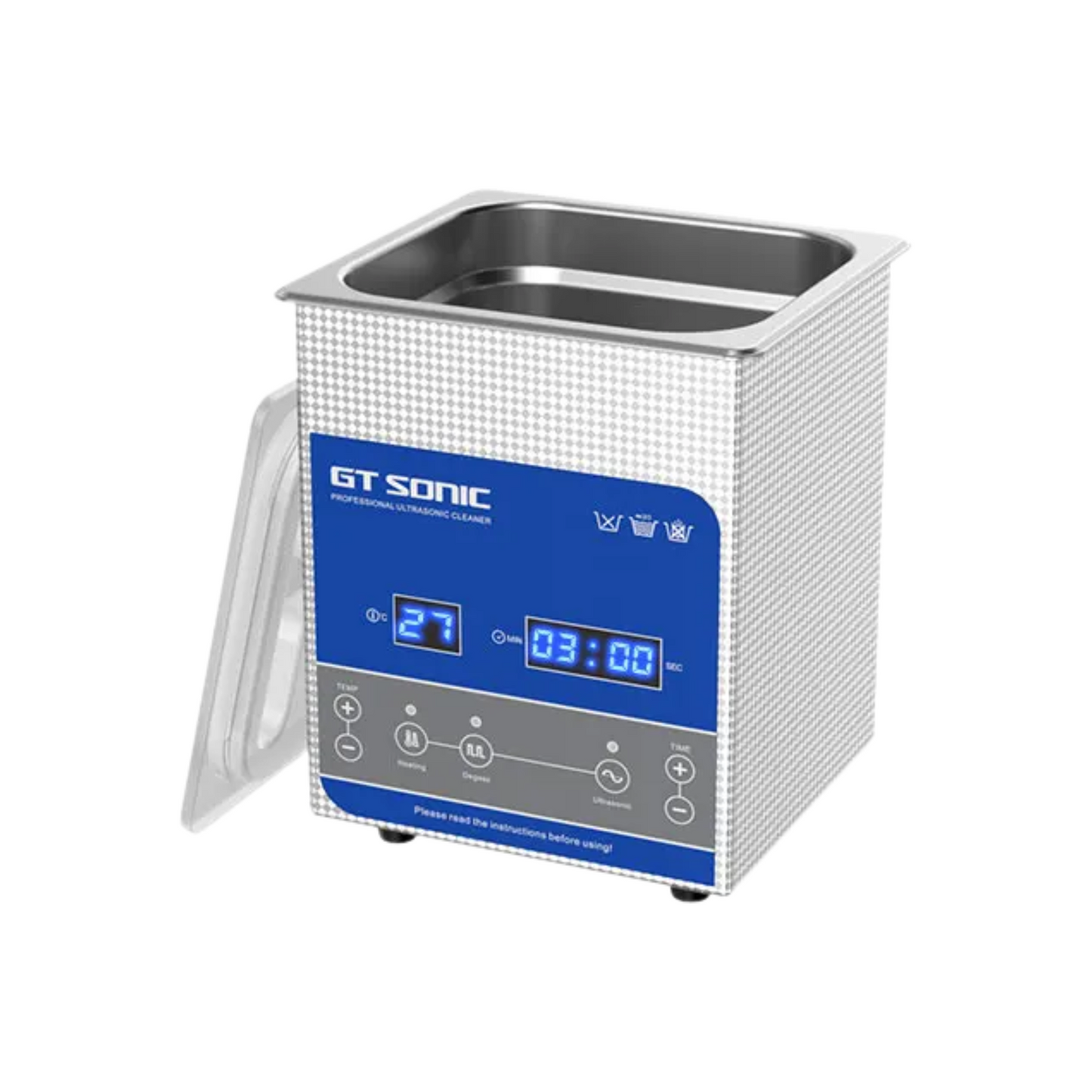 2L Digital Ultrasonic Cleaner with Adjustable Settings
