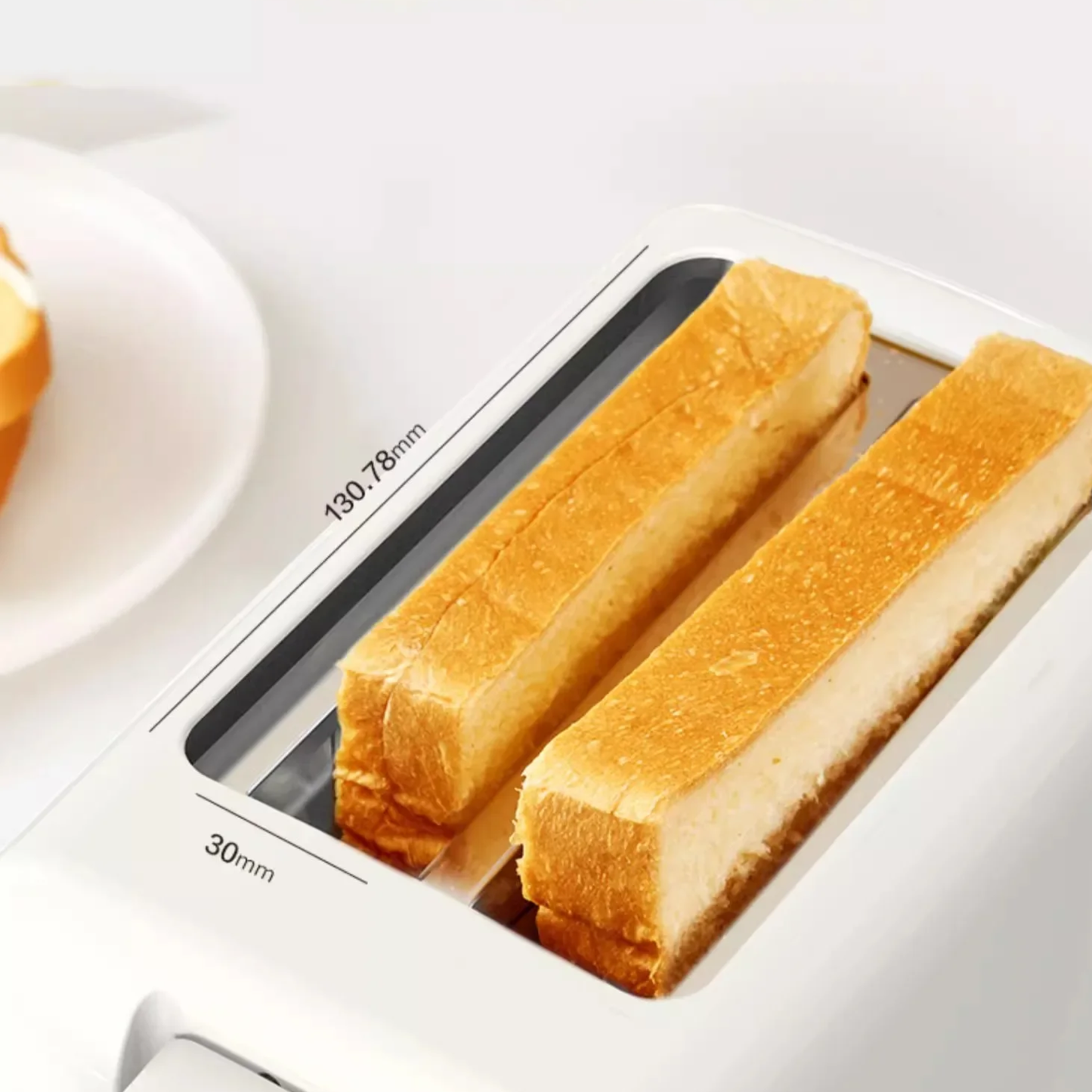 Compact 2 Slice Toast Maker Ideal for Home Use