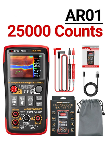 Smart Thermal Multimeter USB-C Rechargeable 1000V