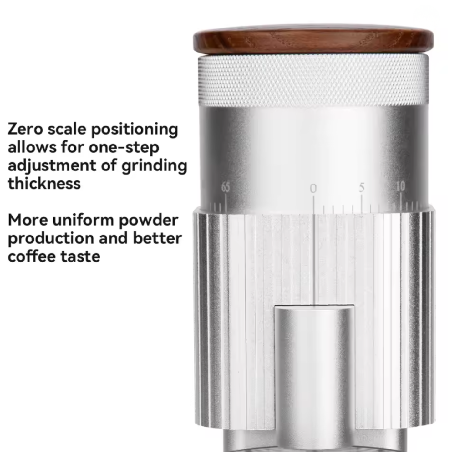 Compact Rechargeable Coffee Grinder with Adjustable Grinding Levels