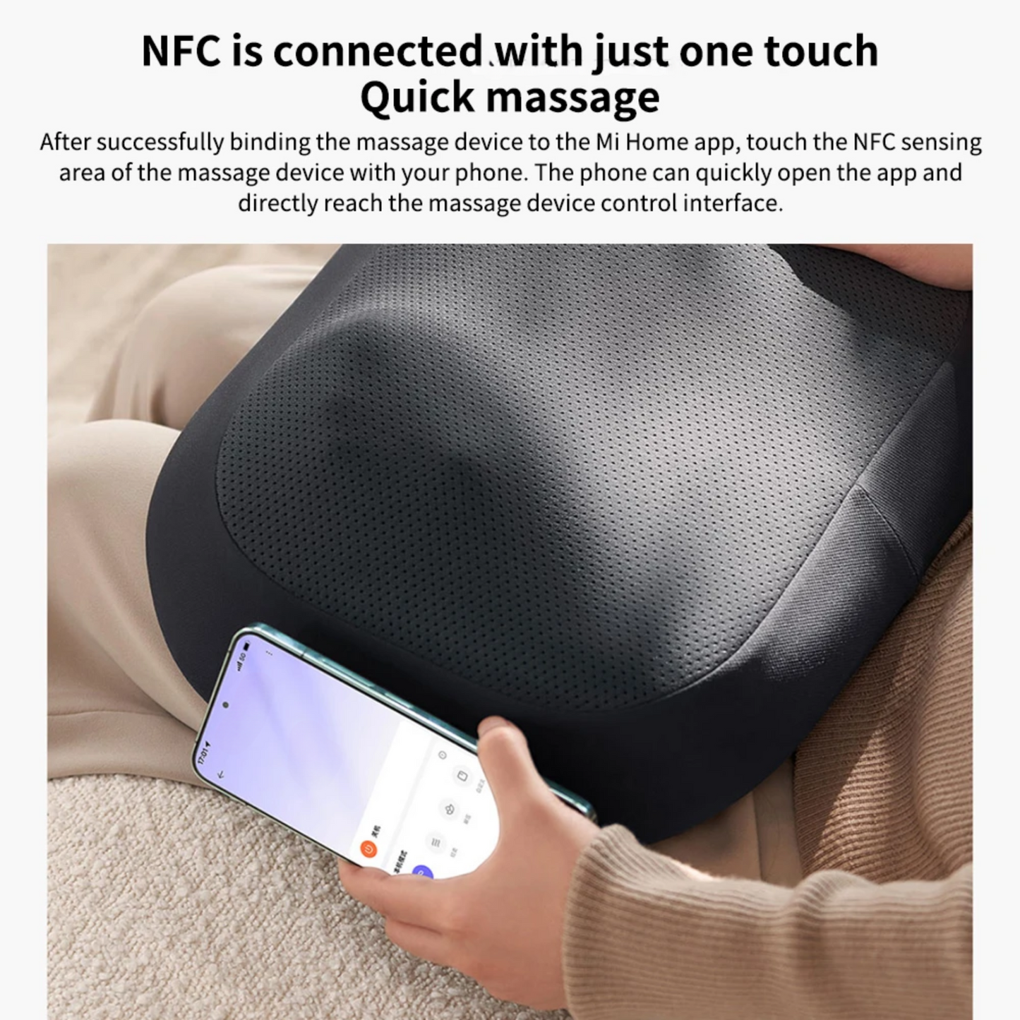 XIAOMI Smart Waist and Back Massager with Heat and App Control