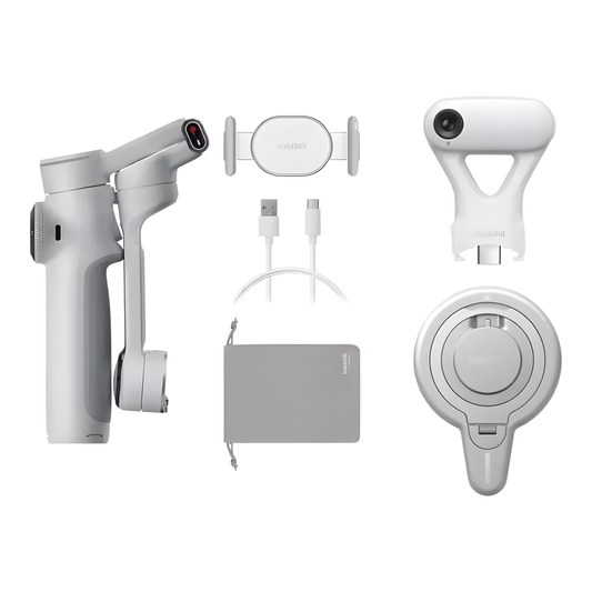 AI-Powered 3-Axis Smartphone Gimbal with Kit Accessories