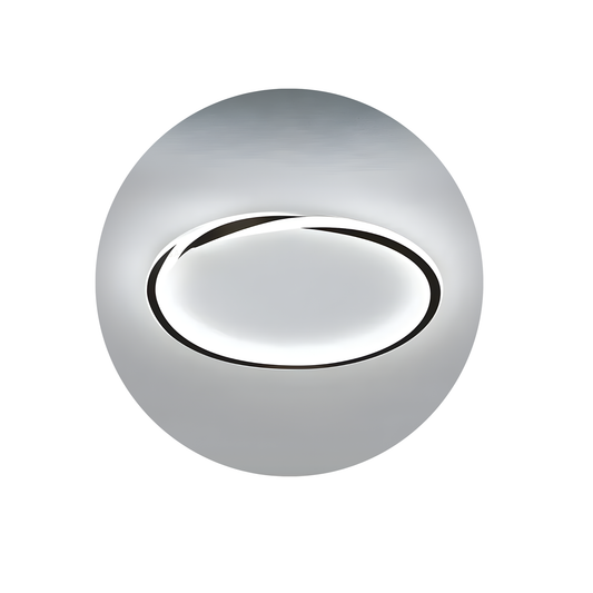 Black 40cm Modern LED Ceiling Light Adjustable Brightness