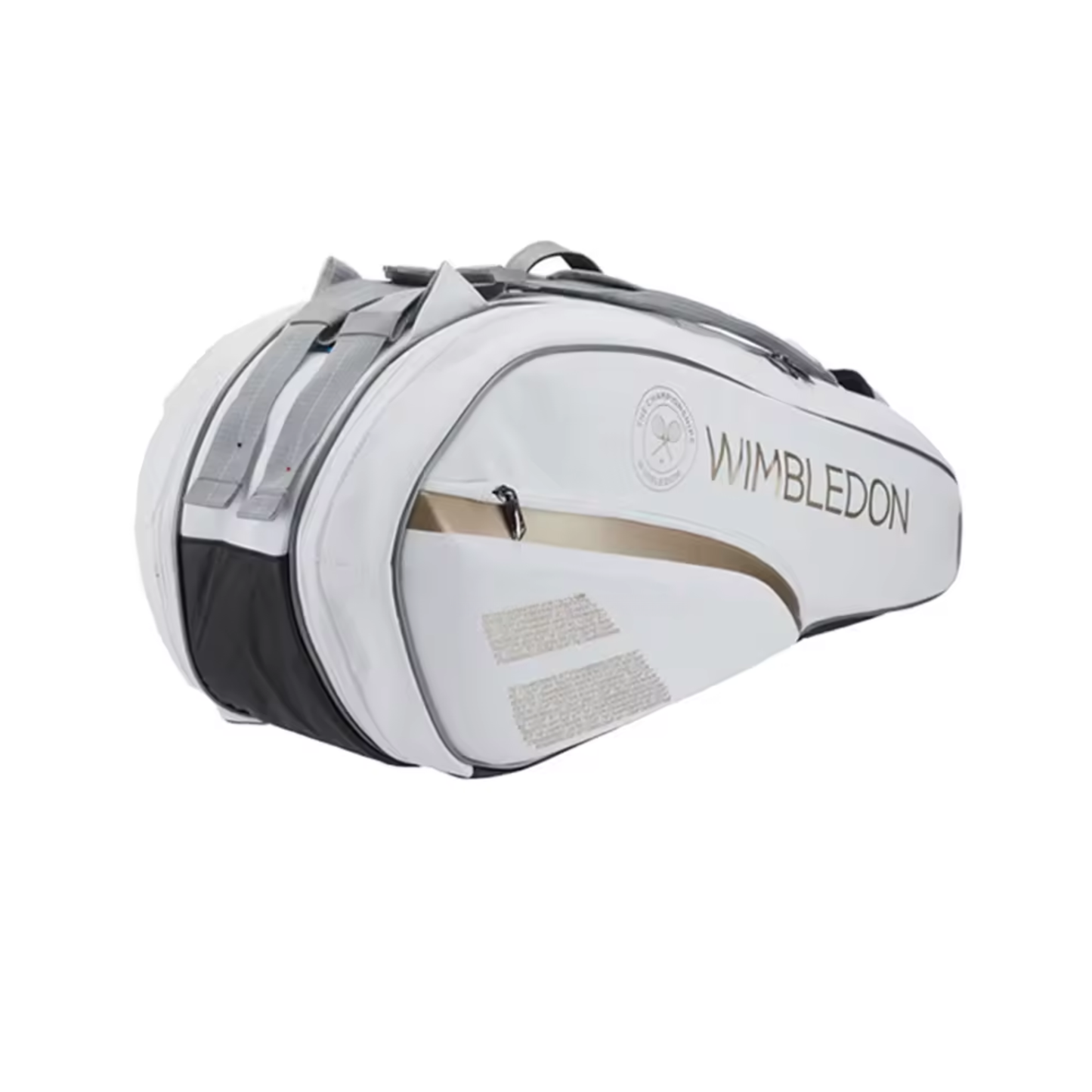 Compact 6-Racquet Tennis Bag with Dual Carry Handles and Straps